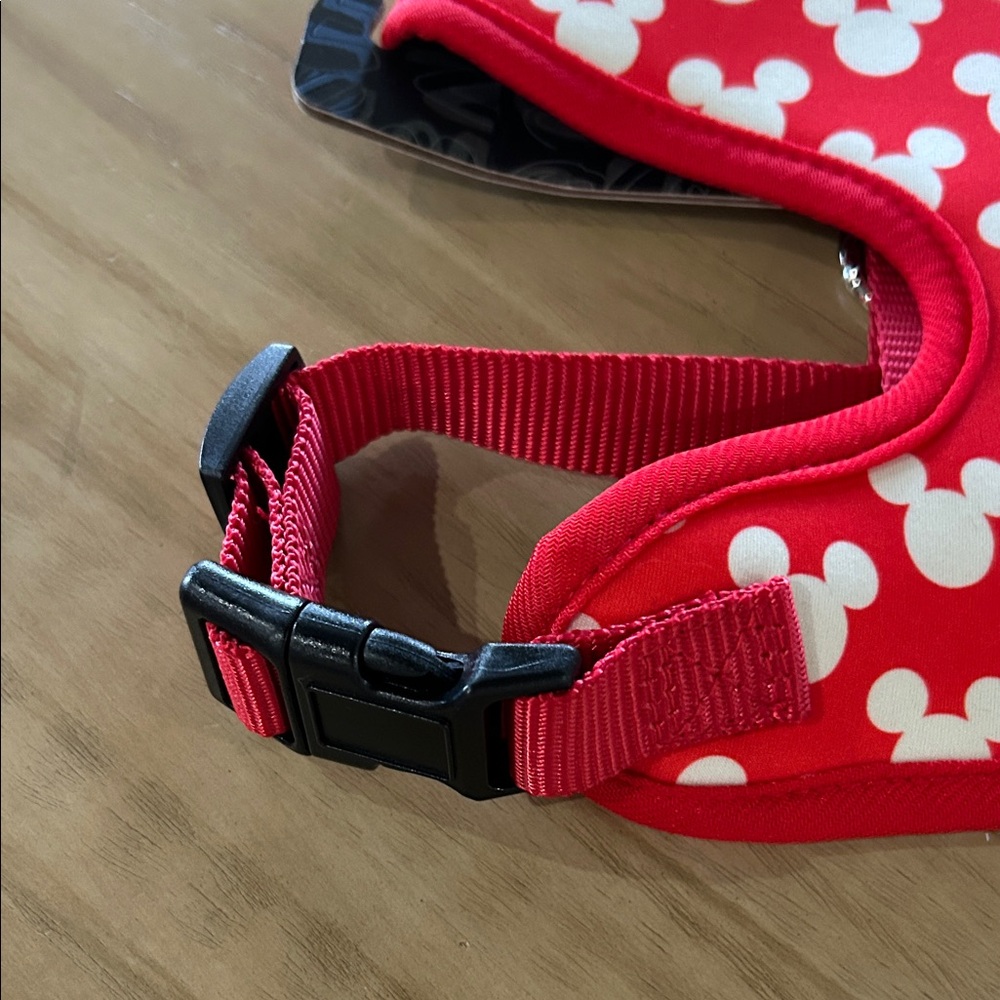 Disney Red and White Mickey Mouse Dog Harness - Picture 2 of 5
